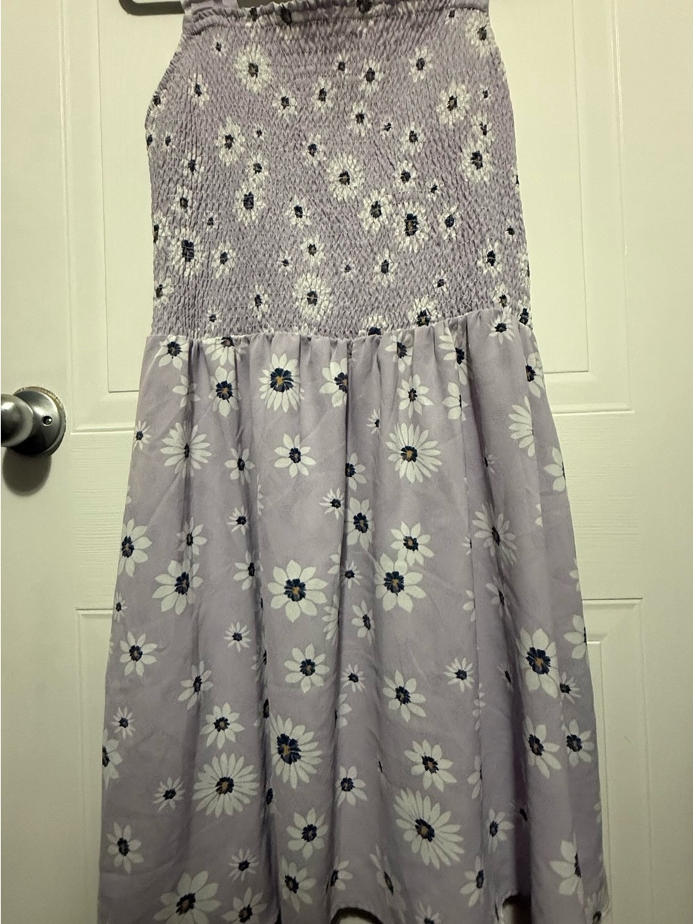 Lavender Daisy Smocked Dress